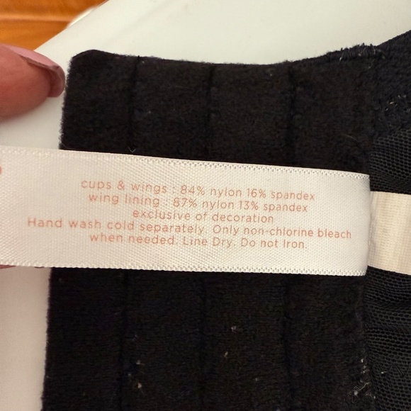 Cacique Lightly Lined Full Coverage Black Bra Women's Size 44DDD - Picture 14 of 16